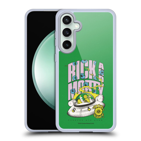 Rick And Morty Duo Graphics The Space Cruiser Soft Gel Case for Samsung Galaxy S23 FE 5G