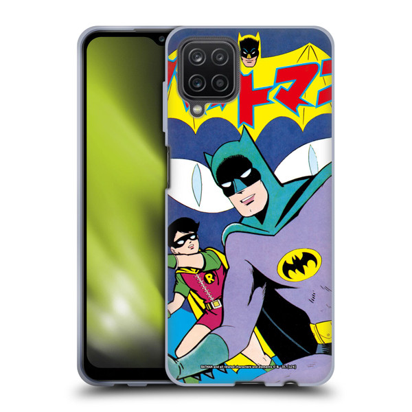Batman DC Comics Bat-Manga! Comic Book Cover Soft Gel Case for Samsung Galaxy A12 (2020)