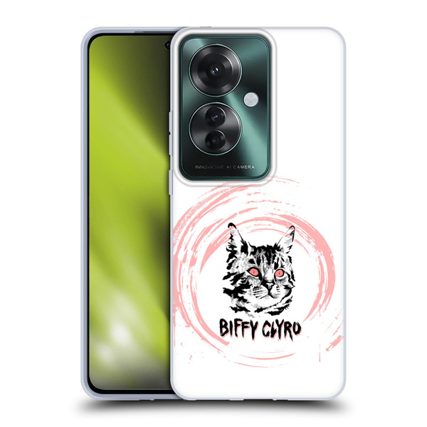 Biffy Clyro Graphics Cat Soft Gel Case for OPPO Reno11 F 5G / F25 Pro 5G