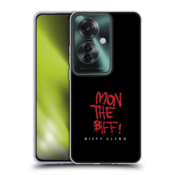 Biffy Clyro Graphics Mon The Biff Soft Gel Case for OPPO Reno11 F 5G / F25 Pro 5G