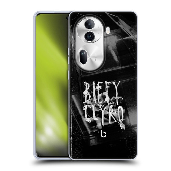 Biffy Clyro Graphics Black White Soft Gel Case for OPPO Reno11 Pro