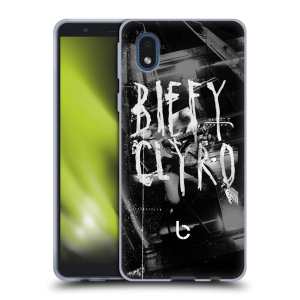 Biffy Clyro Graphics Black White Soft Gel Case for Samsung Galaxy A01 Core (2020)
