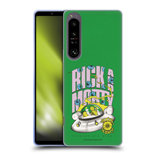 Rick And Morty Duo Graphics The Space Cruiser Soft Gel Case for Sony Xperia 1 IV
