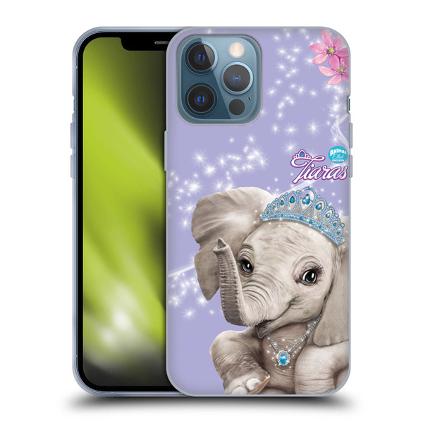 Animal Club International Royal Faces Elephant Soft Gel Case for Apple iPhone 13 Pro Max