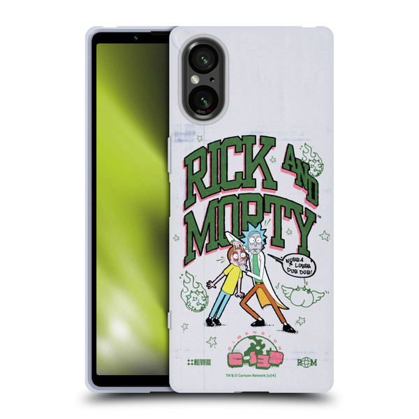 Rick And Morty Duo Graphics Wubb A Lubba Dub Dub Soft Gel Case for Sony Xperia 5 V 5G