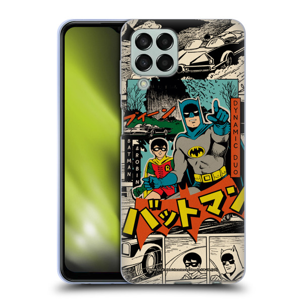 Batman DC Comics Bat-Manga! Collage Soft Gel Case for Samsung Galaxy M33 (2022)