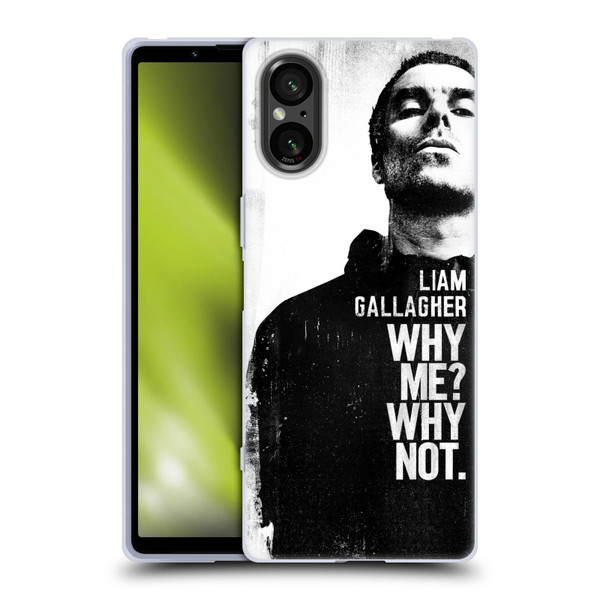 Liam Gallagher Graphics Why Me Soft Gel Case for Sony Xperia 5 V 5G