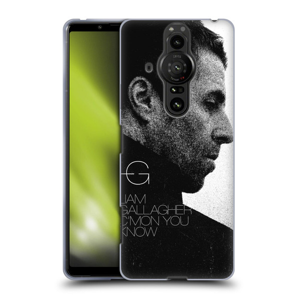 Liam Gallagher Graphics C'mon You Know Album Soft Gel Case for Sony Xperia Pro-I