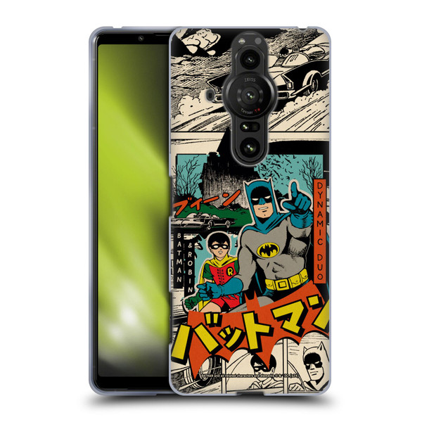 Batman DC Comics Bat-Manga! Collage Soft Gel Case for Sony Xperia Pro-I