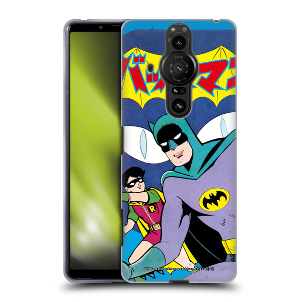 Batman DC Comics Bat-Manga! Comic Book Cover Soft Gel Case for Sony Xperia Pro-I