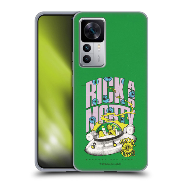 Rick And Morty Duo Graphics The Space Cruiser Soft Gel Case for Xiaomi 12T 5G / 12T Pro 5G / Redmi K50 Ultra 5G