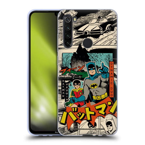 Batman DC Comics Bat-Manga! Collage Soft Gel Case for Xiaomi Redmi Note 8T