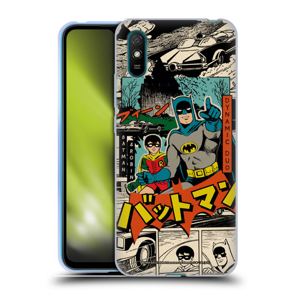 Batman DC Comics Bat-Manga! Collage Soft Gel Case for Xiaomi Redmi 9A / Redmi 9AT
