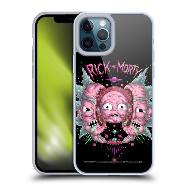 Rick And Morty Season 1 & 2 Graphics Intergalactic Escapades Soft Gel Case for Apple iPhone 12 Pro Max
