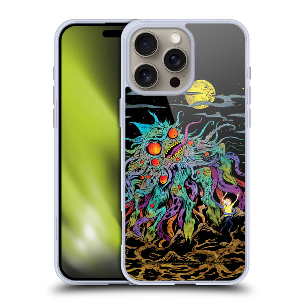 Rick And Morty Season 1 & 2 Graphics The Dunrick Horror Soft Gel Case for Apple iPhone 16 Pro Max