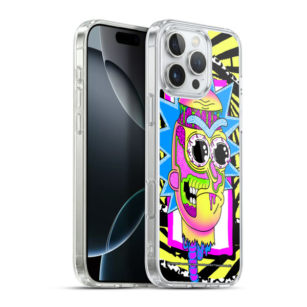 Rick And Morty Season 1 & 2 Graphics Rick Soft Gel Case for Apple iPhone 16 Pro Max & MagSafe