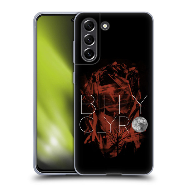Biffy Clyro Graphics Red Soft Gel Case for Samsung Galaxy S21 FE 5G