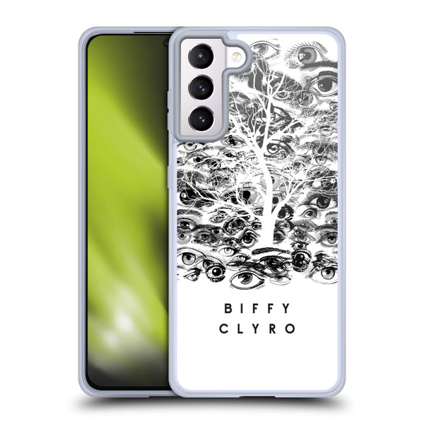 Biffy Clyro Graphics Eyes Soft Gel Case for Samsung Galaxy S21+ 5G
