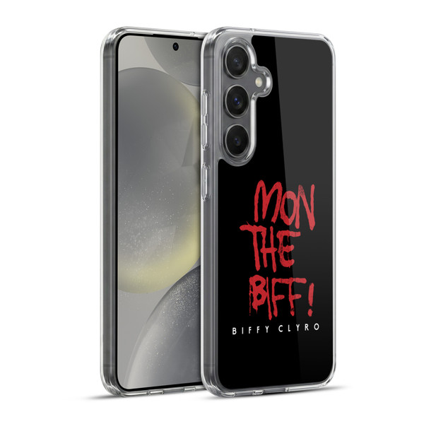 Biffy Clyro Graphics Mon The Biff Soft Gel Case for Samsung Galaxy S24+ 5G & MagSafe