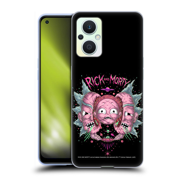 Rick And Morty Season 1 & 2 Graphics Intergalactic Escapades Soft Gel Case for OPPO Reno8 Lite
