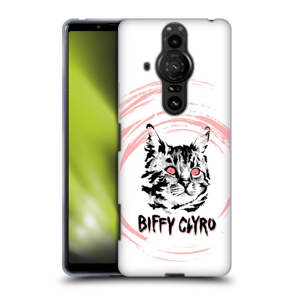 Biffy Clyro Graphics Cat Soft Gel Case for Sony Xperia Pro-I