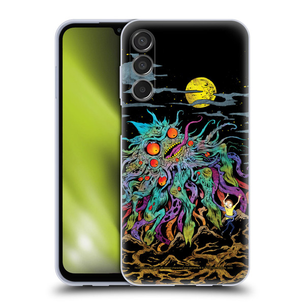 Rick And Morty Season 1 & 2 Graphics The Dunrick Horror Soft Gel Case for Samsung Galaxy M15/F15 5G