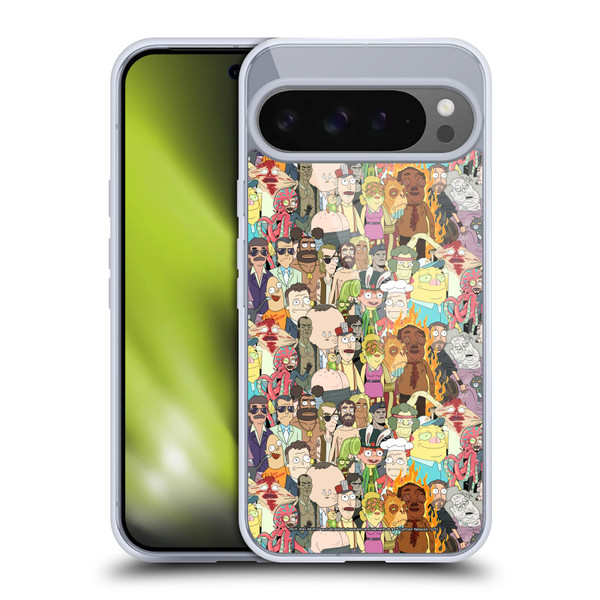 Rick And Morty Season 3 Graphics Interdimensional Space Cable Soft Gel Case for Google Pixel 9 Pro XL