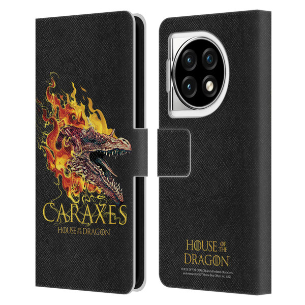 House Of The Dragon: Television Series Art Caraxes Leather Book Wallet Case Cover For OPPO OnePlus Ace 3 5G