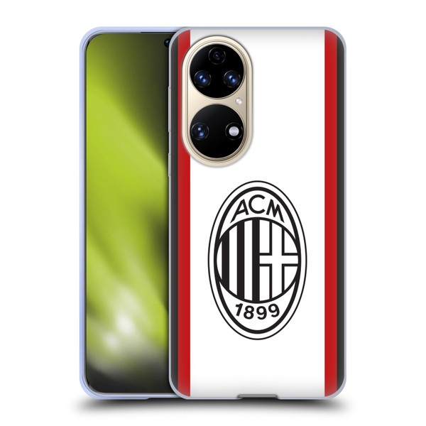 AC Milan 2024/25 Crest Kit Away Soft Gel Case for Huawei P50