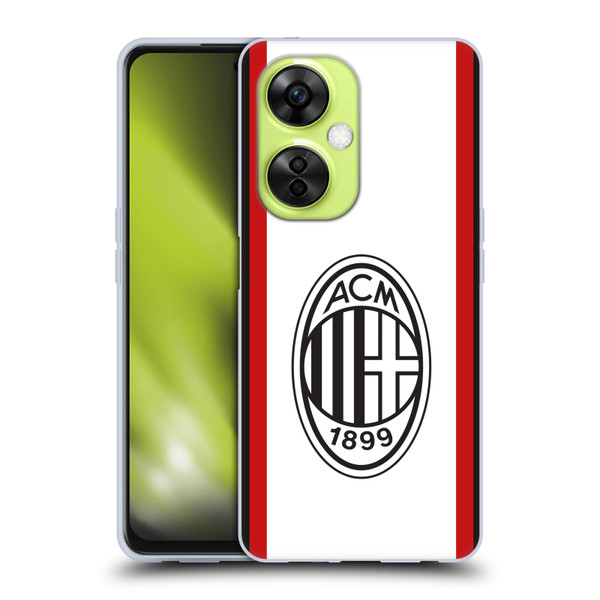 AC Milan 2024/25 Crest Kit Away Soft Gel Case for OnePlus Nord CE 3 Lite 5G