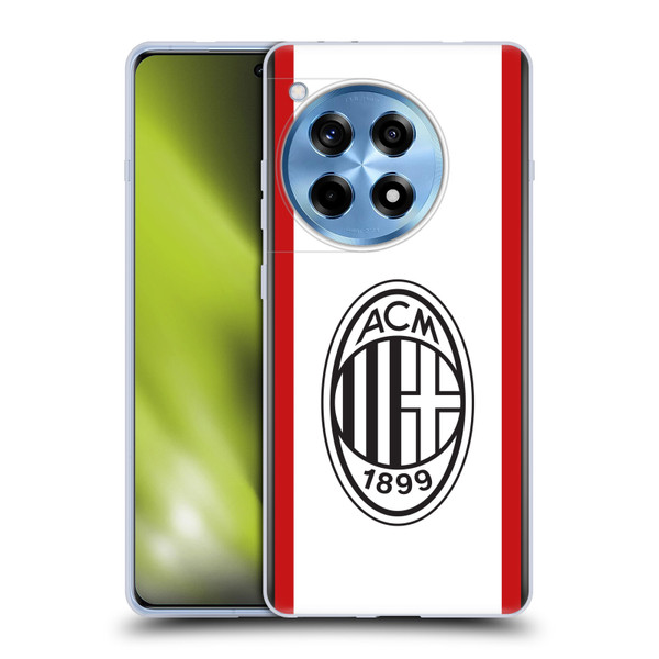 AC Milan 2024/25 Crest Kit Away Soft Gel Case for OPPO OnePlus Ace 3 5G