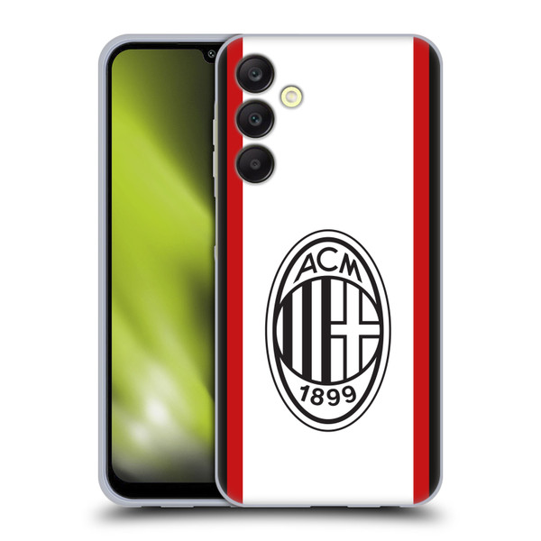 AC Milan 2024/25 Crest Kit Away Soft Gel Case for Samsung Galaxy A25 5G