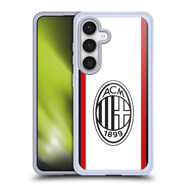 AC Milan 2024/25 Crest Kit Away Soft Gel Case for Samsung Galaxy S24 5G