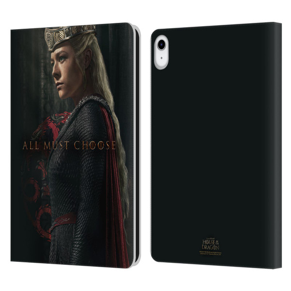 House Of The Dragon: Television Series Season 2 Character Posters Rhaenyra Leather Book Wallet Case Cover For Apple iPad 10.9 (2022)