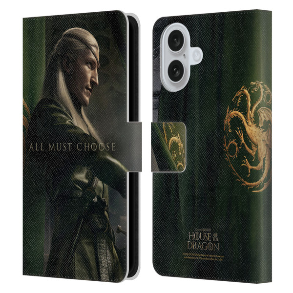 House Of The Dragon: Television Series Season 2 Character Posters Aemond Leather Book Wallet Case Cover For Apple iPhone 16