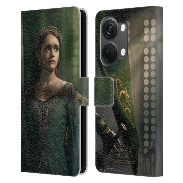 House Of The Dragon: Television Series Season 2 Character Posters Alicent Leather Book Wallet Case Cover For OnePlus Nord 3 5G