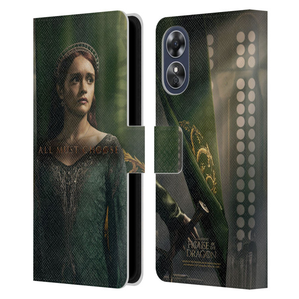 House Of The Dragon: Television Series Season 2 Character Posters Alicent Leather Book Wallet Case Cover For OPPO A17