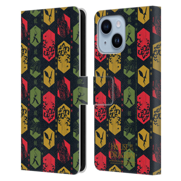 House Of The Dragon: Television Series Year Of The Dragon Pattern Leather Book Wallet Case Cover For Apple iPhone 14 Plus