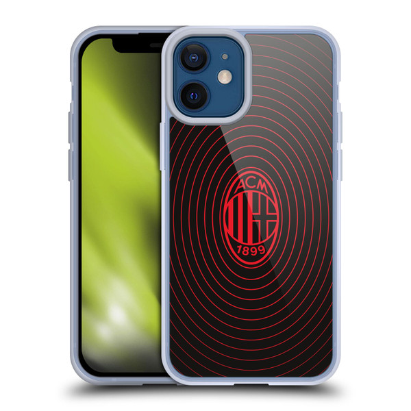AC Milan Graphics Beat Soft Gel Case for Apple iPhone 12 Mini