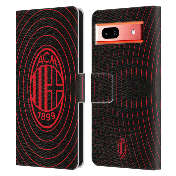 AC Milan Graphics Beat Leather Book Wallet Case Cover For Google Pixel 7a