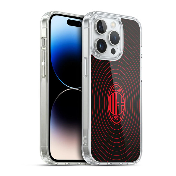 AC Milan Graphics Beat Soft Gel Case for Apple iPhone 13 Pro & MagSafe