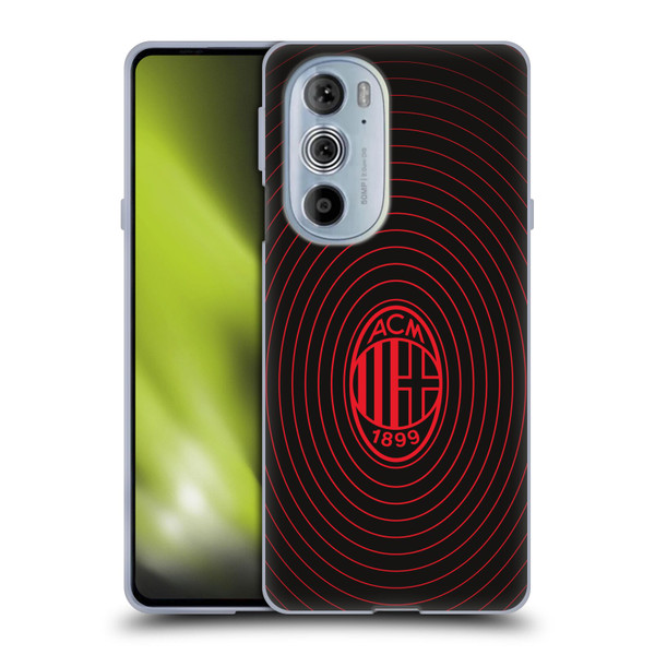 AC Milan Graphics Beat Soft Gel Case for Motorola Edge X30