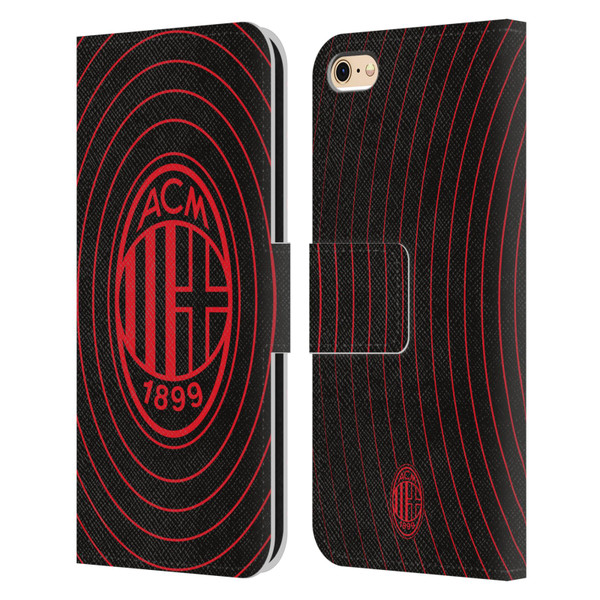 AC Milan Graphics Beat Leather Book Wallet Case Cover For Apple iPhone 6 / iPhone 6s