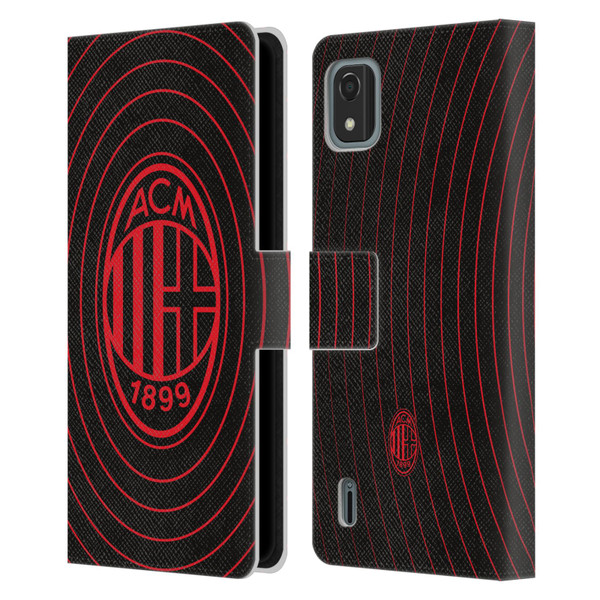 AC Milan Graphics Beat Leather Book Wallet Case Cover For Nokia C2 2nd Edition