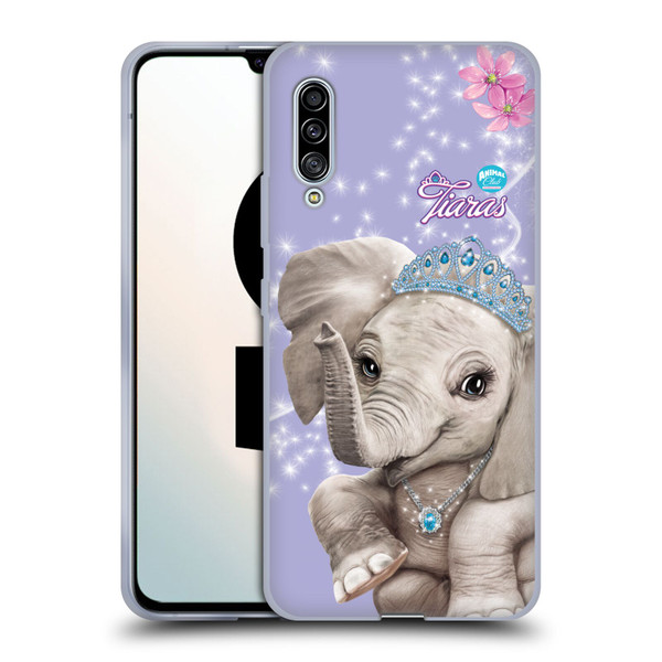 Animal Club International Royal Faces Elephant Soft Gel Case for Samsung Galaxy A90 5G (2019)