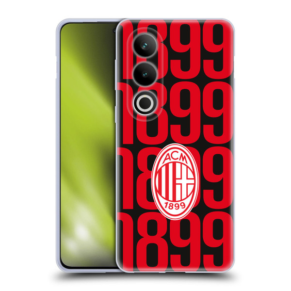 AC Milan Graphics Pattern Soft Gel Case for OPPO OnePlus Ace 3V 5G