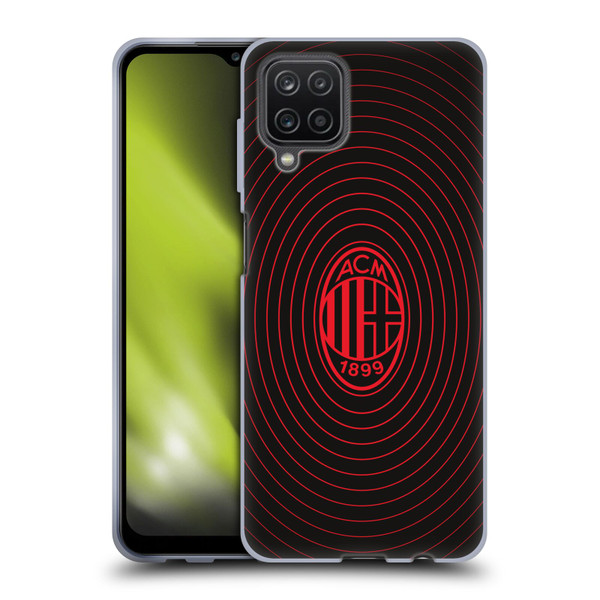 AC Milan Graphics Beat Soft Gel Case for Samsung Galaxy A12 (2020)