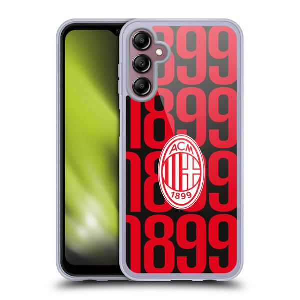 AC Milan Graphics Pattern Soft Gel Case for Samsung Galaxy A14 5G