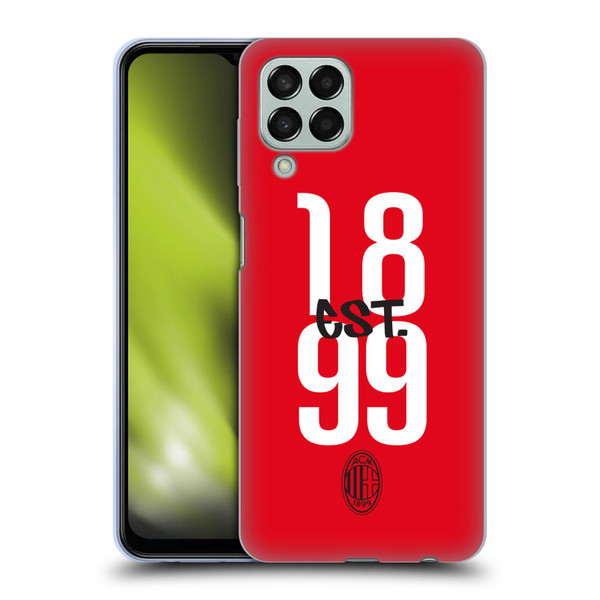 AC Milan Graphics Est. 1899 Soft Gel Case for Samsung Galaxy M33 (2022)
