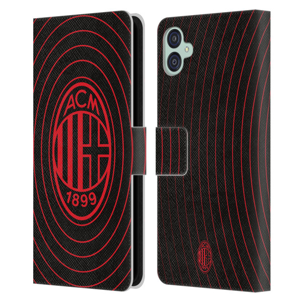 AC Milan Graphics Beat Leather Book Wallet Case Cover For Samsung Galaxy M04 5G / A04e